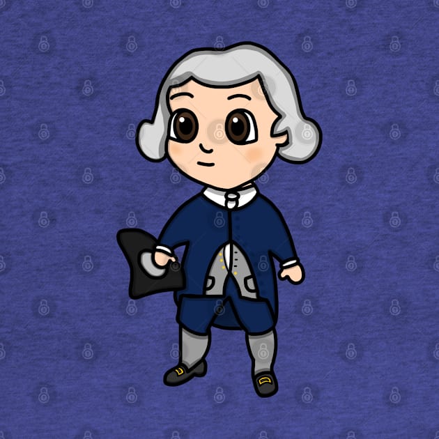 Chibi Joseph Warren (Small Print) by Aeriskate